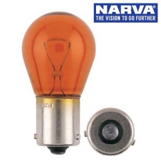 Narva 17384 - 12V 21W Amber BAU15S PY21W Incandescent Globes (Box of 10)